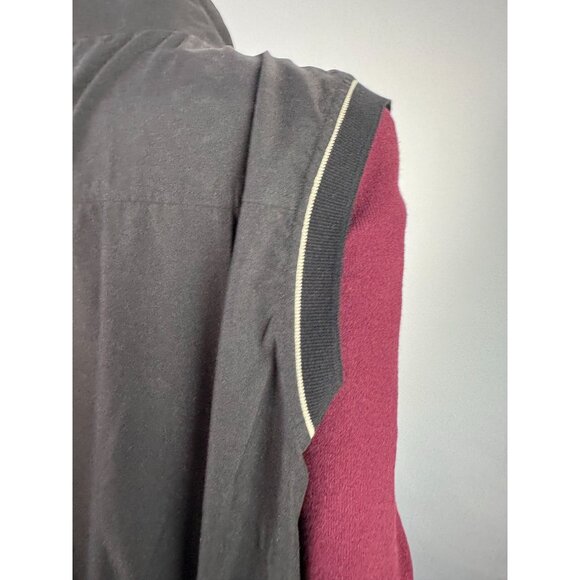 Vintage Elendale Colonial Country Club Embroidered Black Vest XL 100% Polyester - Picture 11 of 16